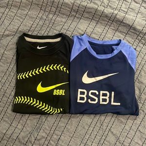NIKE BOYS BASEBALL SHORT SLEEVE T-SHIRTS